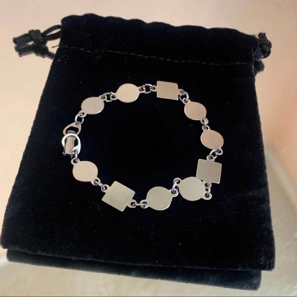 Vintage Silver & Ruby Red Charm Bracelet - Picture 4 of 5